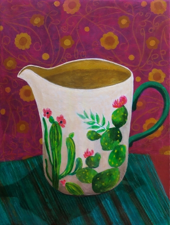 The Texas Hill Country Vase by artist OLGA LORA